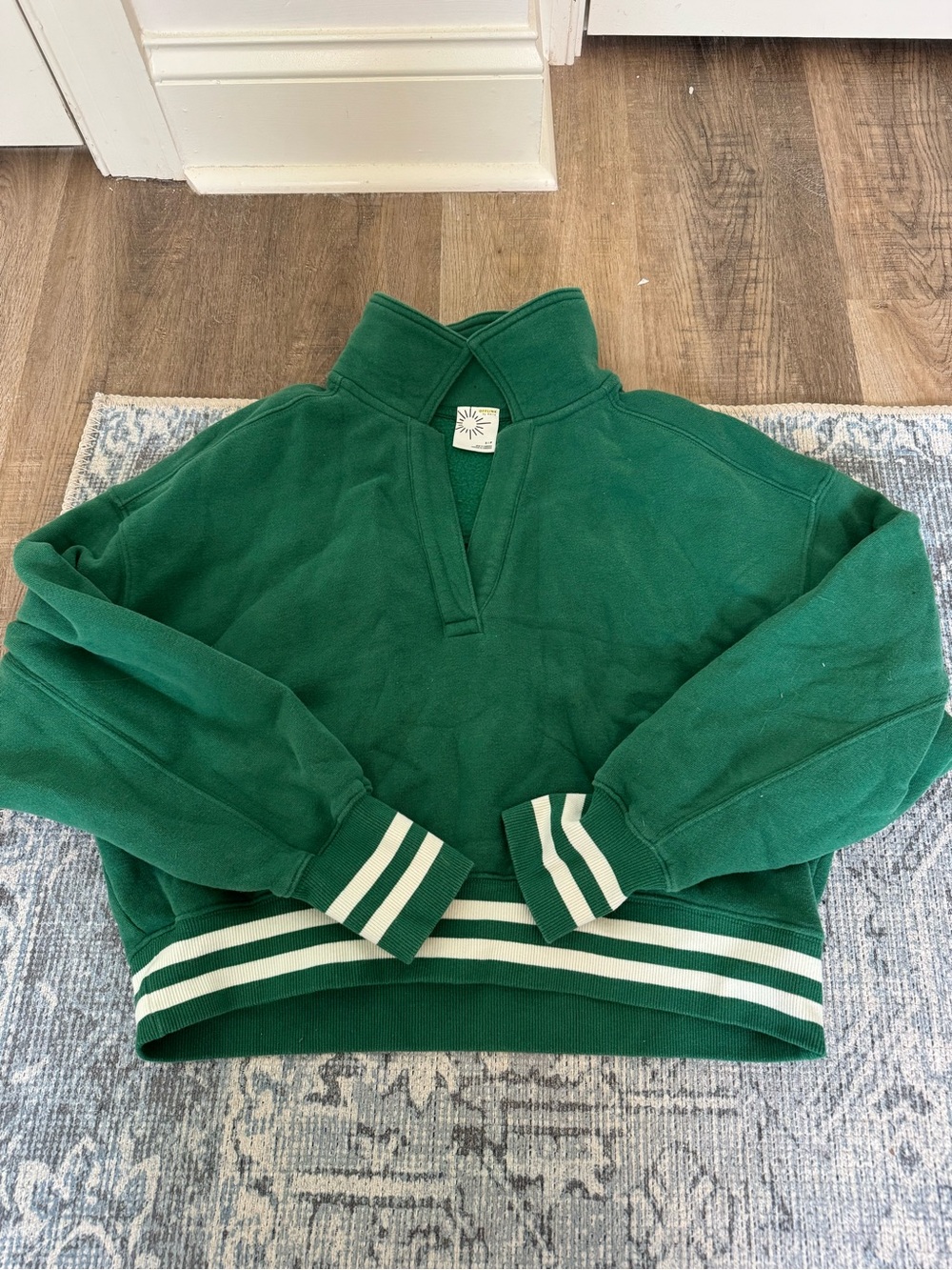 Offline by Aerie Green Pullover